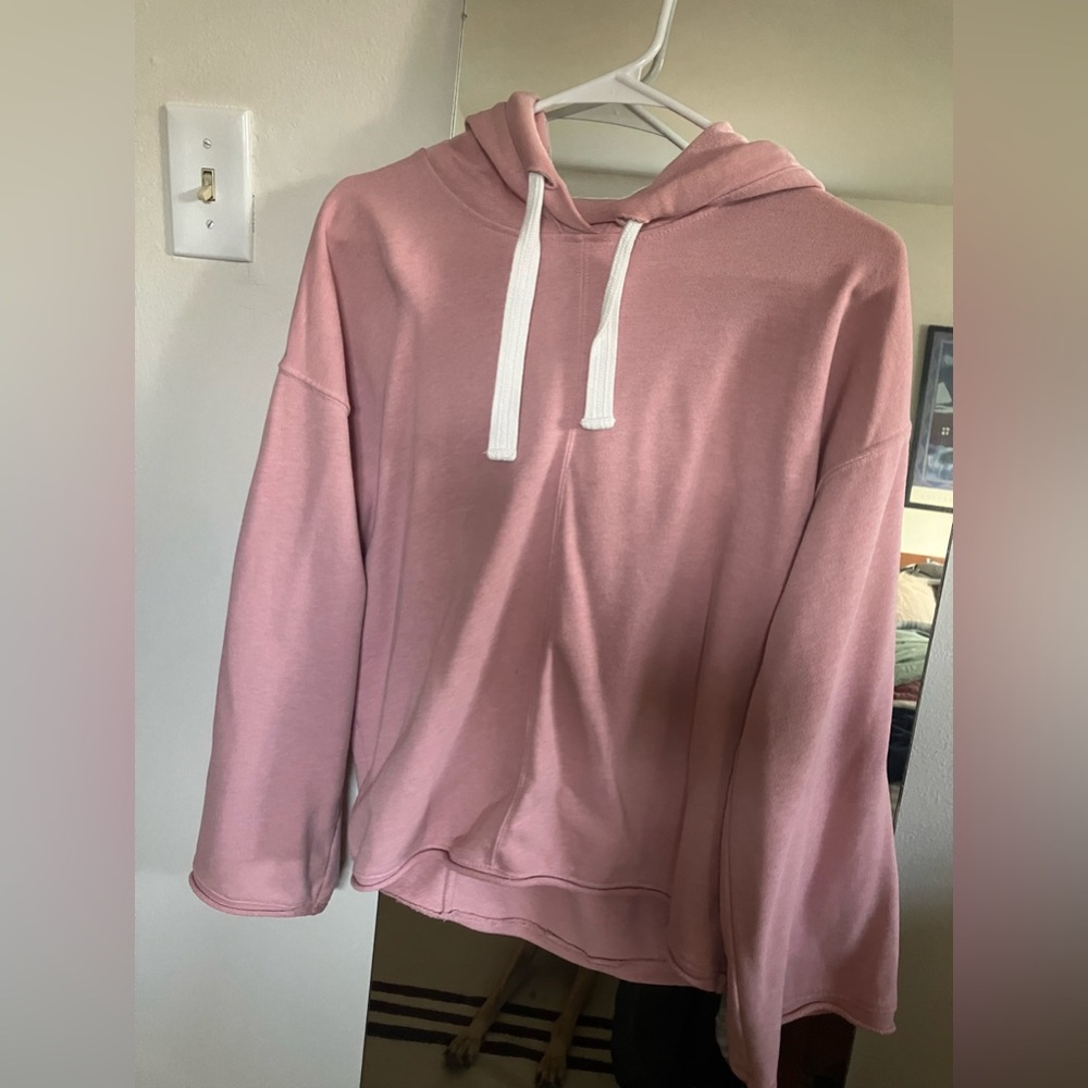 Madewell Pink Cowl Neck Sweater